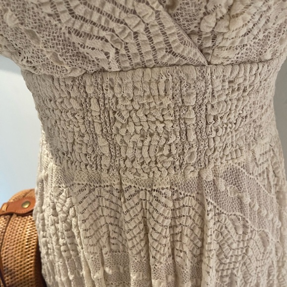 Rabbit Rabbit Rabbit Stretch Lace Hi Low MIDI Sz M - Picture 5 of 7